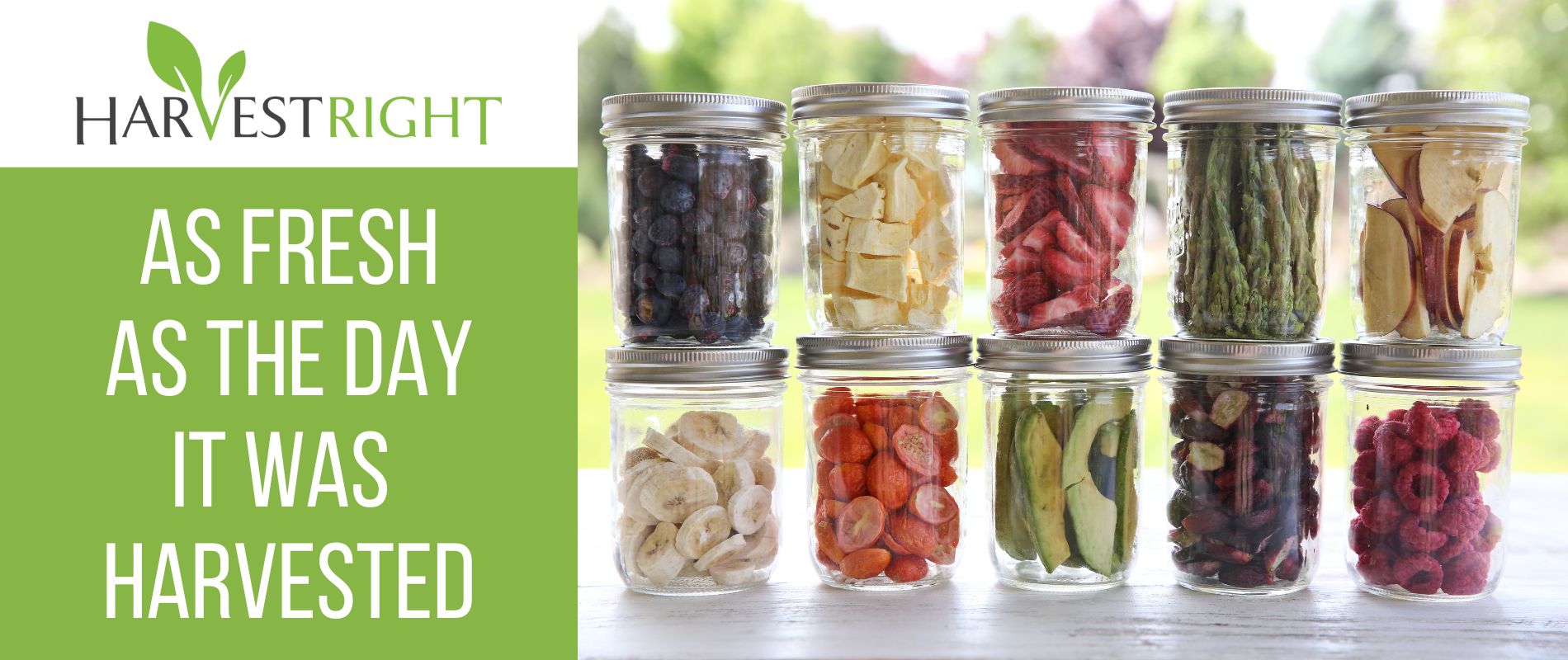 Freeze drying locks in both flavor and nutrition and can last for years, making freeze-dried food even better than fresh!